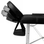 Folding aluminum massage table with three black bodies by vidaXL, massage tables - Ref: Foro24-110092, Price: 179,15 €, Disco...