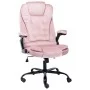 Silla de oficina de terciopelo rosa de vidaXL, Sillas de oficina - Ref: Foro24-20571, Precio: 230,93 €, Descuento: %