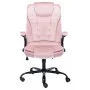 Silla de oficina de terciopelo rosa de vidaXL, Sillas de oficina - Ref: Foro24-20571, Precio: 230,93 €, Descuento: %