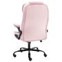 Silla de oficina de terciopelo rosa de vidaXL, Sillas de oficina - Ref: Foro24-20571, Precio: 235,49 €, Descuento: %