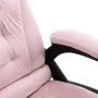 Silla de oficina de terciopelo rosa de vidaXL, Sillas de oficina - Ref: Foro24-20571, Precio: 230,93 €, Descuento: %