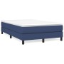 Box spring bed with blue fabric mattress 120x200 cm by vidaXL, Beds and slatted bases - Ref: Foro24-3144067, Price: 360,20 €,...