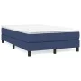 Box spring bed with blue fabric mattress 120x200 cm by vidaXL, Beds and slatted bases - Ref: Foro24-3144067, Price: 353,90 €,...