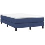 Box spring bed with blue fabric mattress 120x200 cm by vidaXL, Beds and slatted bases - Ref: Foro24-3144067, Price: 360,20 €,...