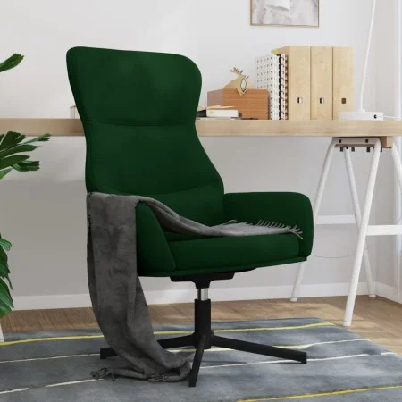 Dunkelgrüner Samt-Entspannungssessel von vidaXL, Sessel - Ref: Foro24-341110, Preis: 110,04 €, Rabatt: %