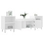 Mueble para TV madera contrachapada blanco 160x35x55 cm de vidaXL, Muebles TV - Ref: Foro24-831340, Precio: 84,42 €, Descuent...