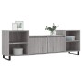 Mueble para TV madera contrachapada gris Sonoma 160x35x55 cm