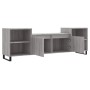 Mueble para TV madera contrachapada gris Sonoma 160x35x55 cm