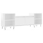 Hochglanzweißer TV-Schrank aus Sperrholz, 160 x 35 x 55 cm von vidaXL, TV-Möbel - Ref: Foro24-831342, Preis: 79,28 €, Rabatt: %