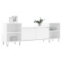 Hochglanzweißer TV-Schrank aus Sperrholz, 160 x 35 x 55 cm von vidaXL, TV-Möbel - Ref: Foro24-831342, Preis: 79,28 €, Rabatt: %