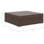 8-teiliges Gartenmöbel-Set und braune synthetische Rattankissen von vidaXL, Gartensets - Ref: Foro24-41270, Preis: 936,04 €, ...
