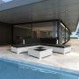 Garden furniture set, 6 pieces, with white synthetic rattan cushions. by vidaXL, Garden sets - Ref: Foro24-41264, Price: 489,...