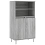 Sonoma gray plywood tall sideboard 60x36x110 cm by vidaXL, Sideboards - Ref: Foro24-831490, Price: 76,45 €, Discount: %