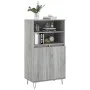 Hohes Sideboard aus grauem Sonoma-Sperrholz, 60 x 36 x 110 cm von vidaXL, Sideboards - Ref: Foro24-831490, Preis: 75,81 €, Ra...