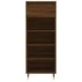 Schuhregal aus braunem Eichensperrholz, 40 x 36 x 105 cm von vidaXL, Schuhregale und Schuhorganisatoren - Ref: Foro24-831459,...