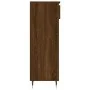 Schuhregal aus braunem Eichensperrholz, 40 x 36 x 105 cm von vidaXL, Schuhregale und Schuhorganisatoren - Ref: Foro24-831459,...