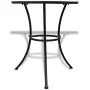 Mesa de bistro terraza mosaico azul y blanco 60 cm de vidaXL, Mesas de jardín - Ref: Foro24-41530, Precio: 91,83 €, Descuento: %