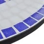 Mesa de bistro terraza mosaico azul y blanco 60 cm de vidaXL, Mesas de jardín - Ref: Foro24-41530, Precio: 91,83 €, Descuento: %