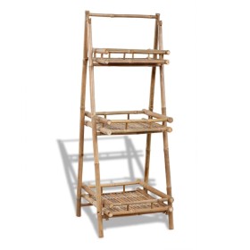 3 Tier Folding Bamboo Plant Shelf by vidaXL, Pot stands - Ref: Foro24-41493, Price: 101,35 €, Discount: %