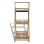 Estantería de bambú plegable con 3 niveles para plantas de vidaXL, Soportes para macetas - Ref: Foro24-41493, Precio: 99,24 €...