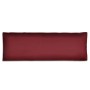 Weinrot gepolstertes Rückenkissen 120x40x10 cm von vidaXL, Kissen für Stühle und Sofas - Ref: Foro24-41514, Preis: 24,50 €, R...