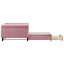 Ausziehbares Schlafsofa mit rosa Samtschubladen 100x200 cm von , Betten und Lattenroste - Ref: Foro24-3197829, Preis: 305,31 ...