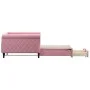 Ausziehbares Schlafsofa mit rosa Samtschubladen 100x200 cm von , Betten und Lattenroste - Ref: Foro24-3197829, Preis: 300,81 ...