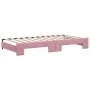Ausziehbares Schlafsofa mit rosa Samtschubladen 100x200 cm von , Betten und Lattenroste - Ref: Foro24-3197829, Preis: 300,81 ...