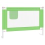 Barandilla de seguridad cama de niño verde tela 100x25 cm