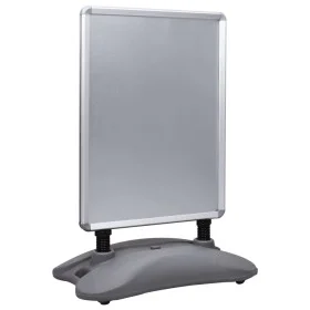 Soporte para carteles A1 base de agua aleación de aluminio gris de , Mostradores - Ref: Foro24-51204, Precio: 183,47 €, Descu...