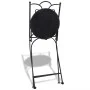 Folding bistro chairs 2 pcs terracotta and white ceramic by vidaXL, Garden chairs - Ref: Foro24-41535, Price: 136,63 €, Disco...
