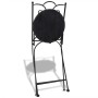 Klappbare Bistrostühle, 2 Stück, Terrakotta und weiße Keramik von vidaXL, Gartenstühle - Ref: Foro24-41535, Preis: 139,56 €, ...