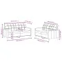 Sofagarnitur mit Kissen 2-teilig aus braunem Stoff von , Sofas - Ref: Foro24-3201293, Preis: 412,30 €, Rabatt: %