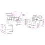 Sofa set with cushions 3 pieces brown fabric by , Sofas - Ref: Foro24-3201285, Price: 429,11 €, Discount: %