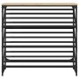 Schuhregal aus Sonoma-Eiche, 90 x 30 x 85 cm von , Schuhregale und Schuhorganisatoren - Ref: Foro24-833429, Preis: 57,03 €, R...