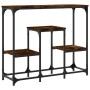 Konsolentisch aus geräuchertem Eichenholzwerkstoff, 89,5 x 28 x 76 cm von , Seitentische - Ref: Foro24-833385, Preis: 52,65 €...