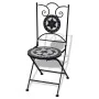 Folding bistro garden chairs 2 pcs ceramic black and white by vidaXL, Garden chairs - Ref: Foro24-41533, Price: 146,89 €, Dis...