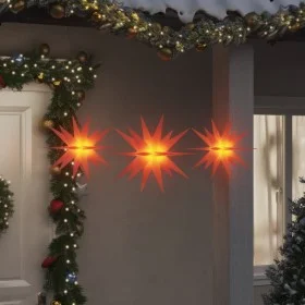 Folding LED Christmas lamps 3 units red by , Christmas lights - Ref: Foro24-356196, Price: 30,56 €, Discount: %