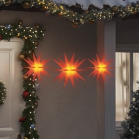 Klappbare LED-Weihnachtslampen 3 Einheiten rot von , Weihnachtsbeleuchtung - Ref: Foro24-356196, Preis: 28,63 €, Rabatt: %