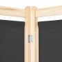 4-panel gray fabric divider screen 160x170x4 cm by , Room dividers - Ref: Foro24-248176, Price: 63,92 €, Discount: %