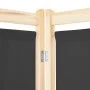 Biombo divisor de 4 paneles de tela gris 160x170x4 cm de , Divisores de ambientes - Ref: Foro24-248176, Precio: 62,93 €, Desc...