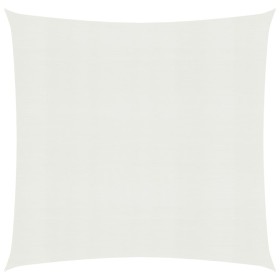 White HDPE sail awning 160 g/m² 4x4 m by , Umbrellas - Ref: Foro24-311221, Price: 40,15 €, Discount: %