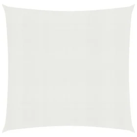 White HDPE sail awning 160 g/m² 4x4 m by , Umbrellas - Ref: Foro24-311221, Price: 39,62 €, Discount: %