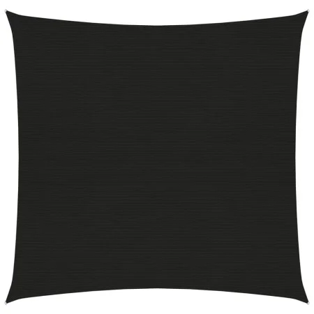 Black HDPE sail awning 160 g/m² 5x5 m by , Umbrellas - Ref: Foro24-311718, Price: 52,70 €, Discount: %