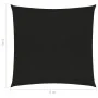 Black HDPE sail awning 160 g/m² 5x5 m by , Umbrellas - Ref: Foro24-311718, Price: 52,70 €, Discount: %