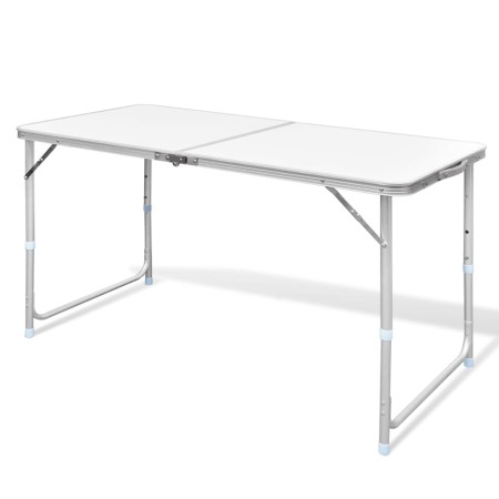 Verstellbarer klappbarer Campingtisch 120x60 cm von vidaXL, Campingmöbel - Ref: Foro24-41325, Preis: 51,68 €, Rabatt: %