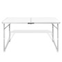 Verstellbarer klappbarer Campingtisch 120x60 cm von vidaXL, Campingmöbel - Ref: Foro24-41325, Preis: 51,68 €, Rabatt: %