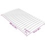 Lattenrost mit 17 Latten 70x200 cm von , Betten und Lattenroste - Ref: Foro24-340070, Preis: 36,99 €, Rabatt: %