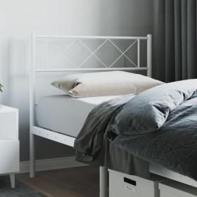 Kopfteil aus weißem Metall, 75 cm von , Kopf- und Fußteile - Ref: Foro24-372352, Preis: 18,69 €, Rabatt: %