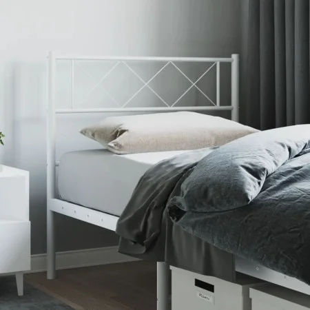 Kopfteil aus weißem Metall, 75 cm von , Kopf- und Fußteile - Ref: Foro24-372352, Preis: 18,44 €, Rabatt: %